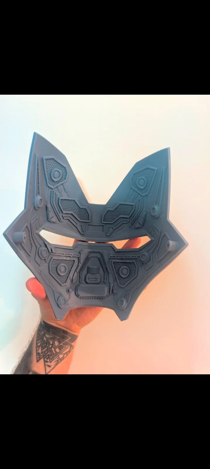 3D Printed Iron Man Face Plate, image 2