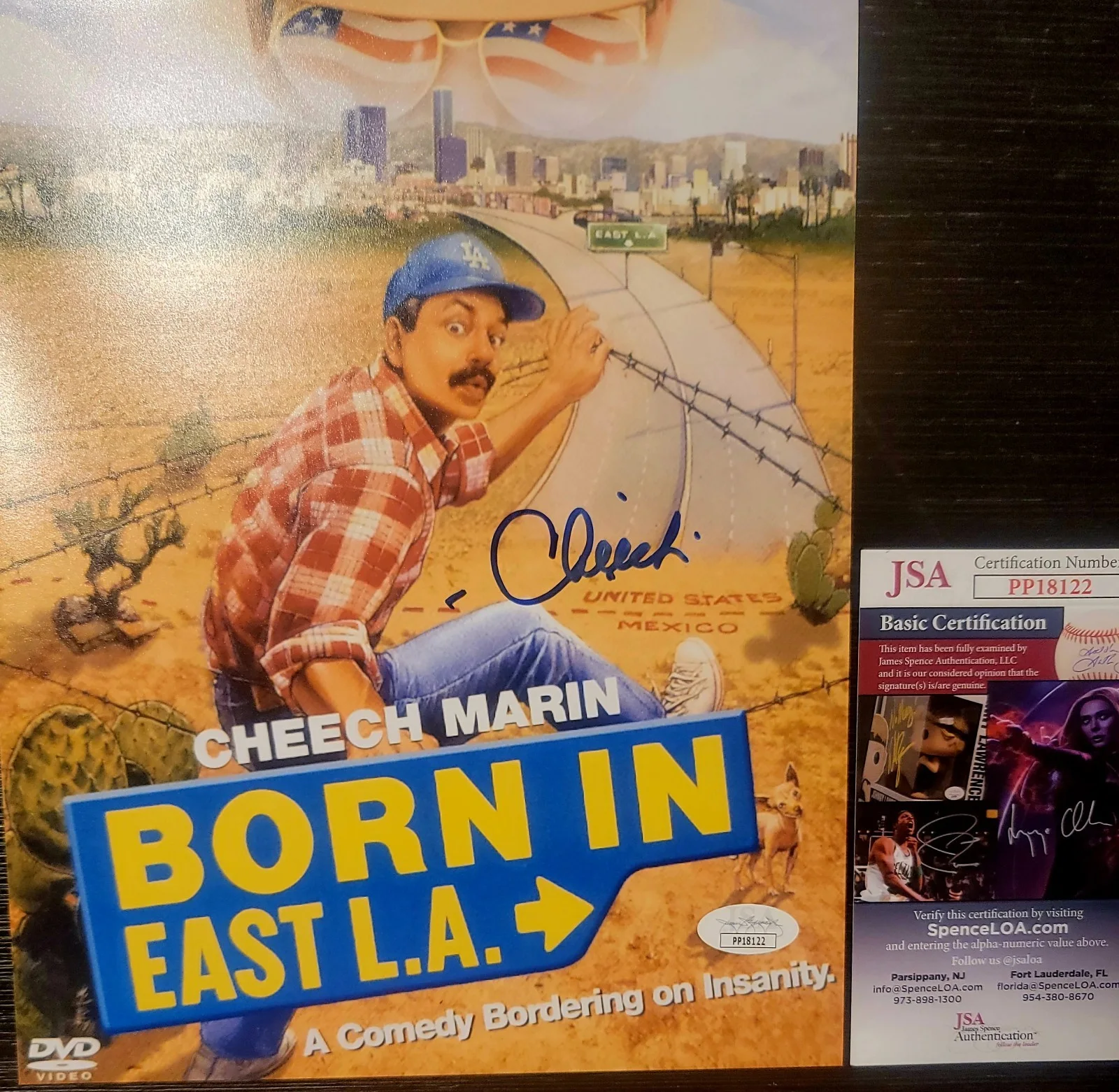 Cheech Marin Autographed 8x10 Photo JSA Certified with Card, изображение 2