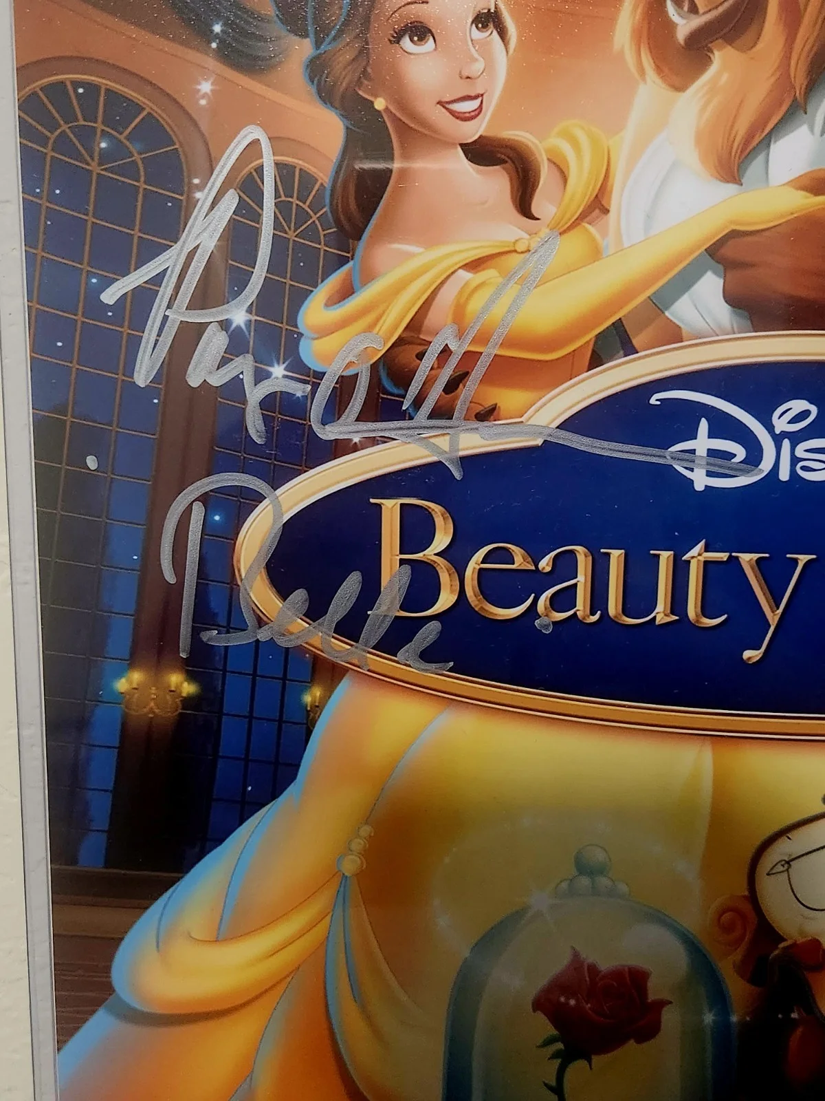 Paige O'Hara, Robby Benson — Signed PAIGE O'HARA & ROBBY BENSON 11X14 Disney Beauty & the Beast Autograph BAS, изображение 2