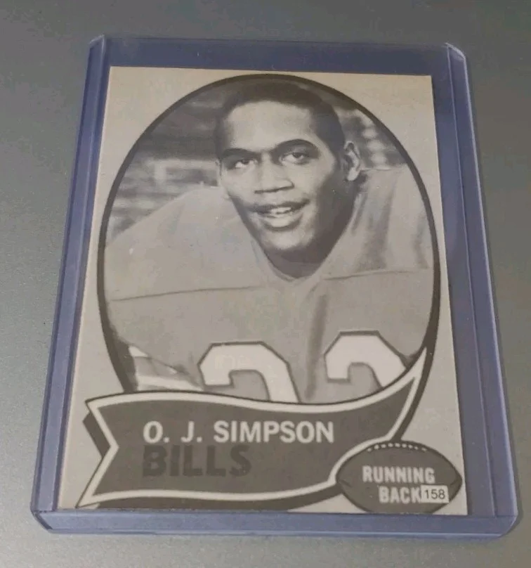 1994 OJ Simpson Mugshot Trading Card Vintage, image 2