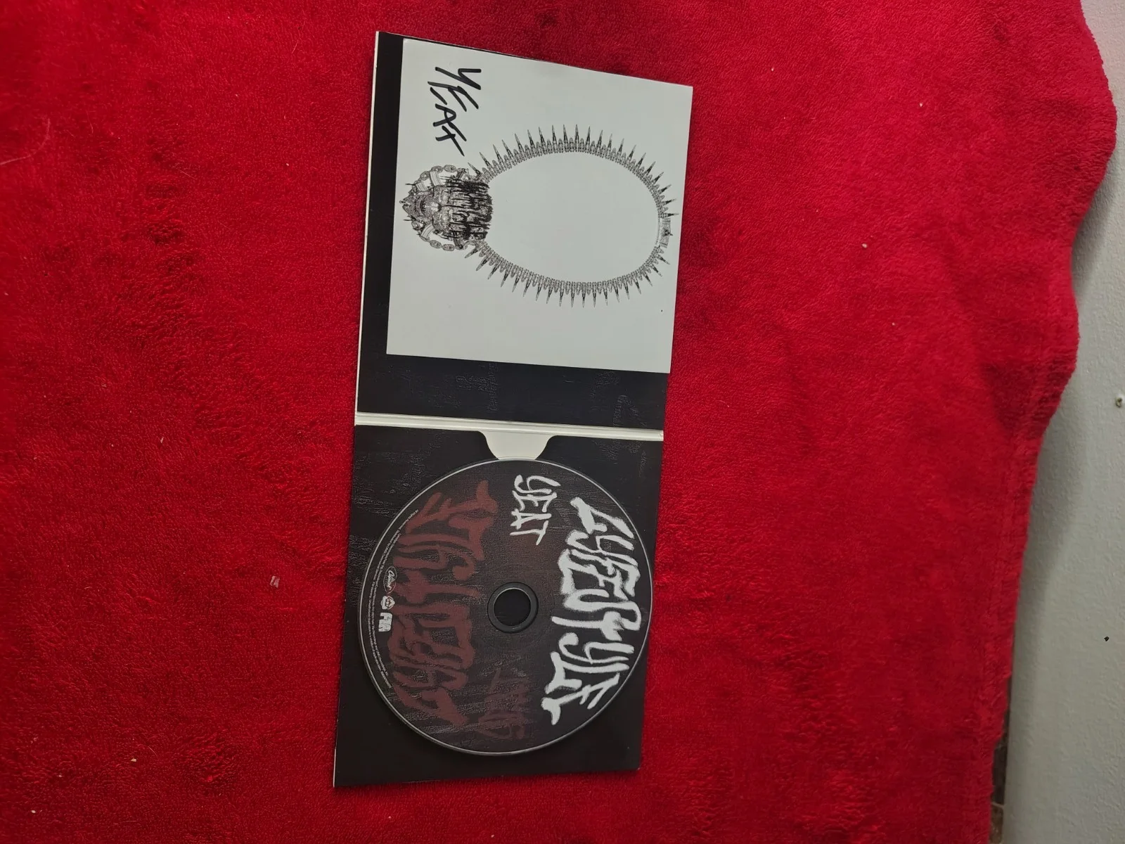 YEAT SIGNED LYFESTYLE CD AUTOGRAPH RAPPER MUSIC GEEK TIME RARE INSERT BECKETT, изображение 4