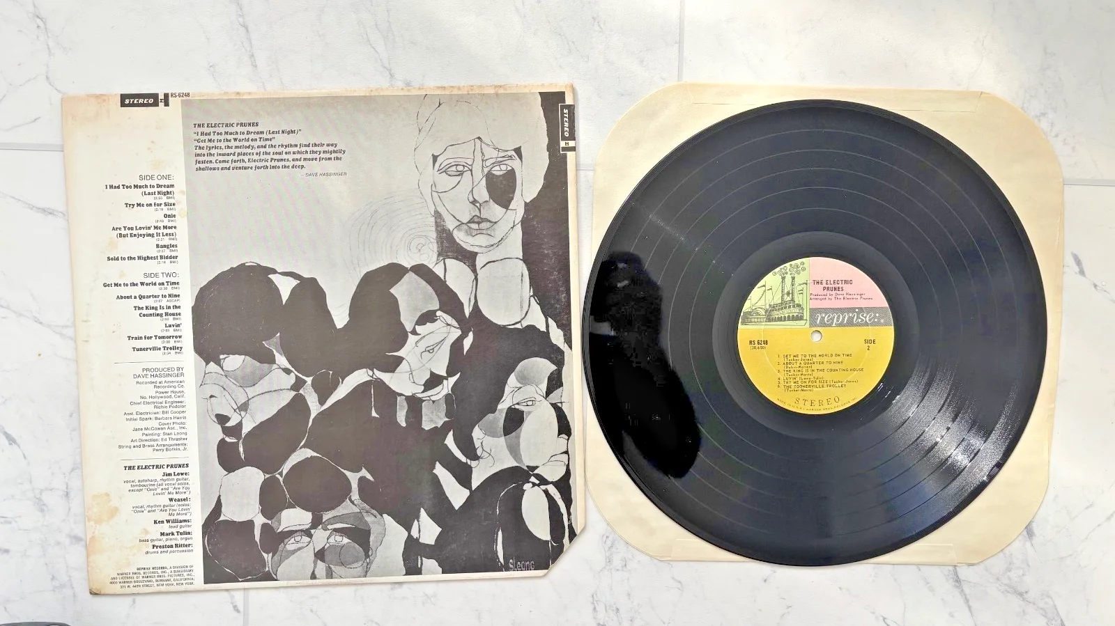 The Electric Prunes Debut I Had Too Much to Dream LP Vinyl Album, изображение 2