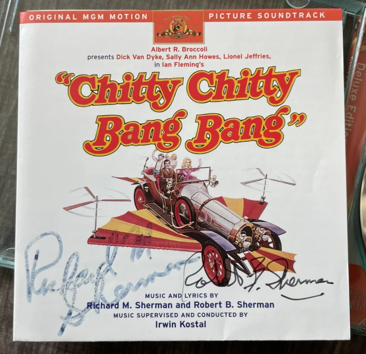 Richard M Sherman — The Sherman Brothers – CHITTY CHITTY BANG BANG Signed CD ACADEMY AWARD WINNERS, image 4