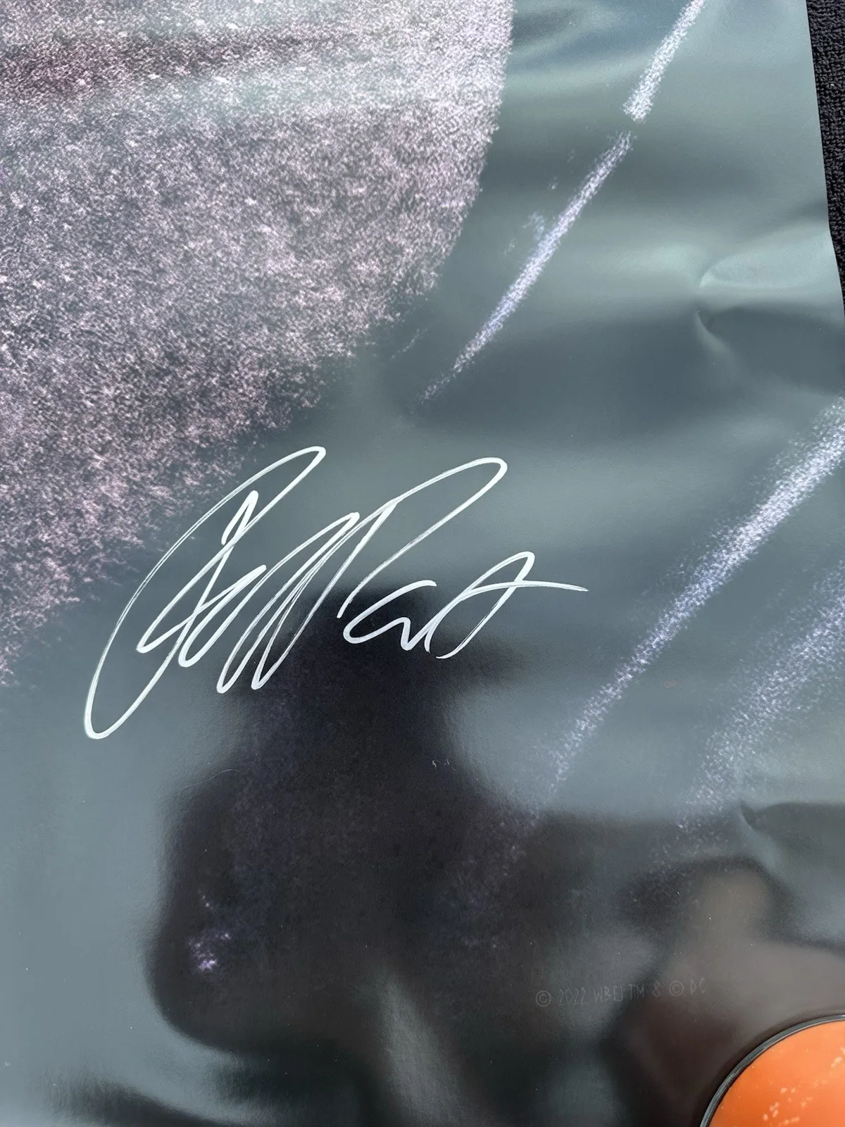 Robert Pattinson — Robert Pattinson Autographed 2022 The Batman Original 27x40 D/S Movie Poster CA, изображение 3