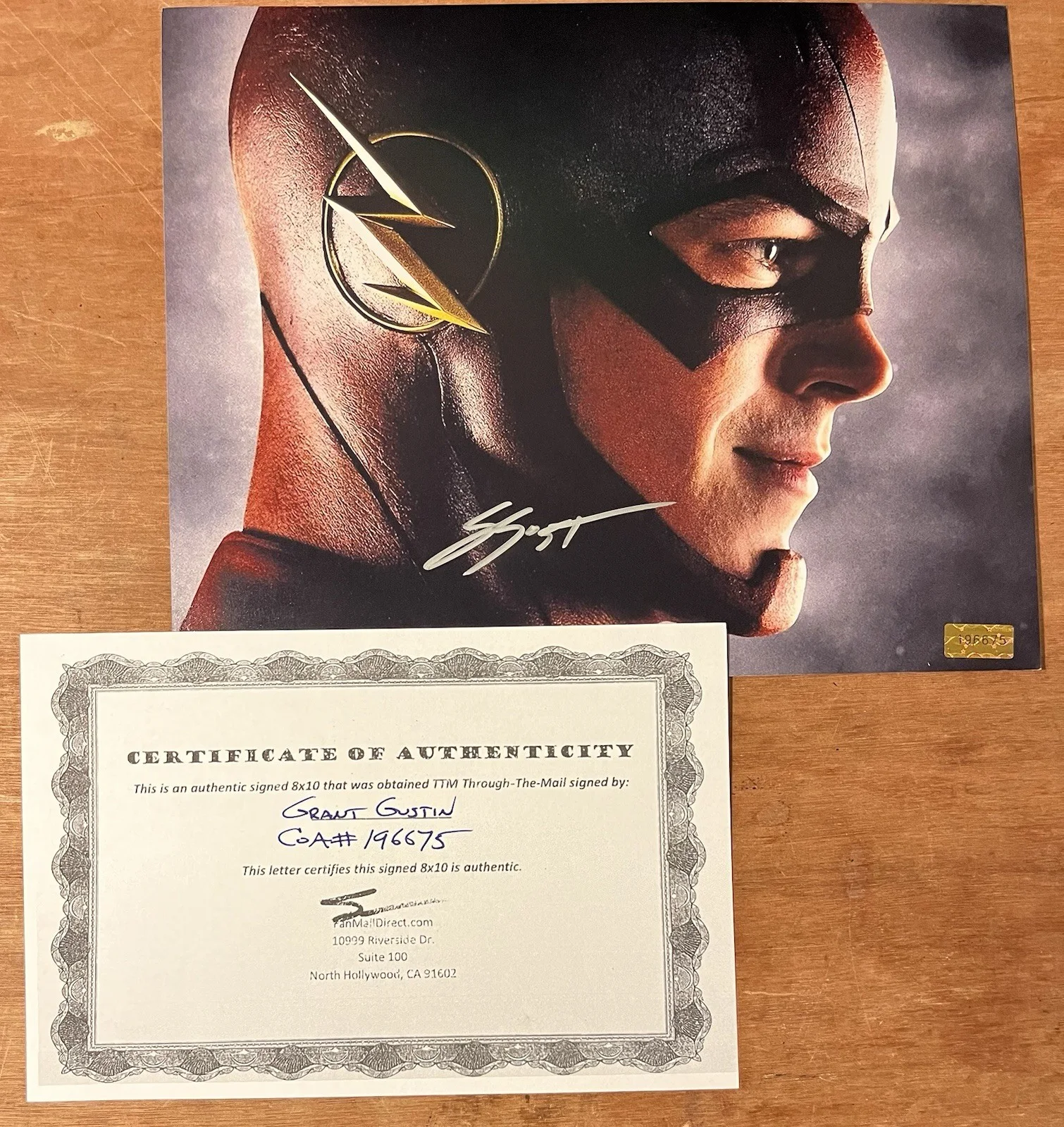 Grant Gustin Signed Autographed 8x10 The Flash Barry Allen Photo With COA, image 2