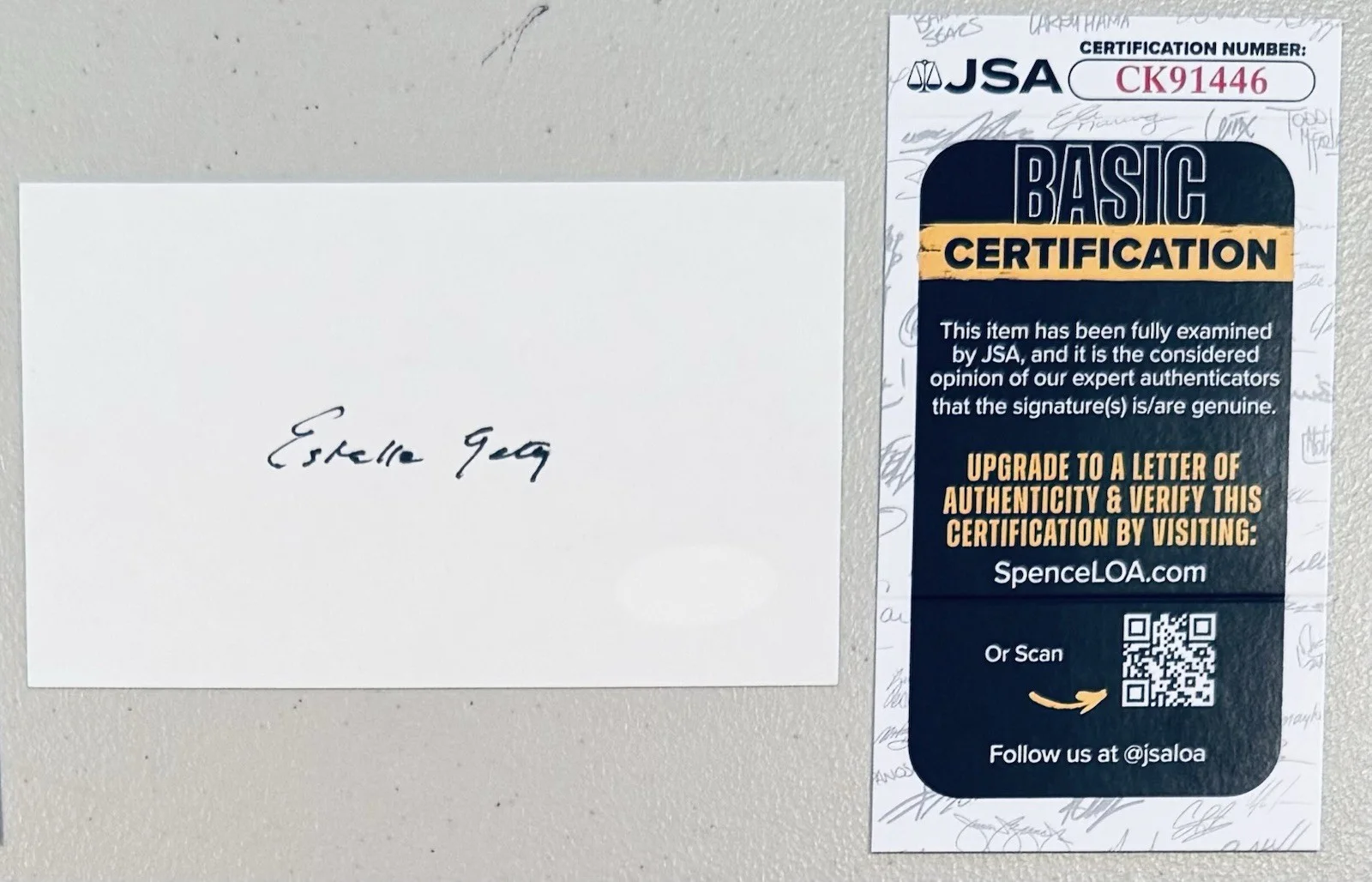 Golden Girls Signed Autographed Complete Cast 3x5 Index Card Set X4 JSA Cert, изображение 3