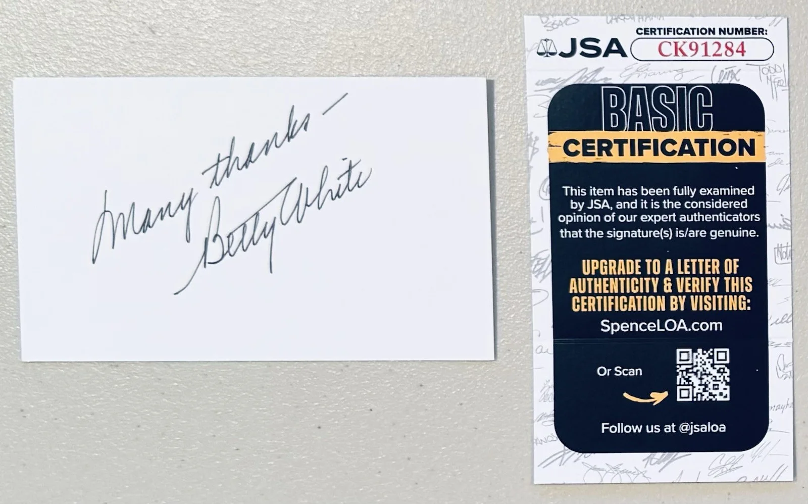 Golden Girls Signed Autographed Complete Cast 3x5 Index Card Set X4 JSA Cert, изображение 4