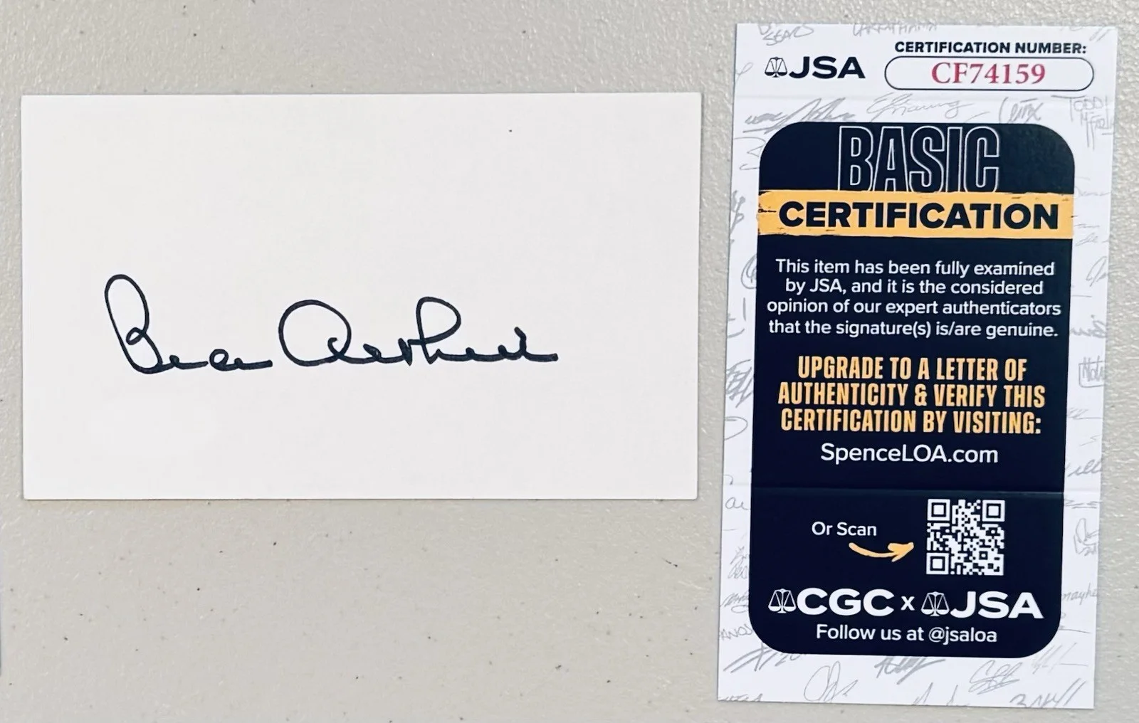 Golden Girls Signed Autographed Complete Cast 3x5 Index Card Set X4 JSA Cert, изображение 5
