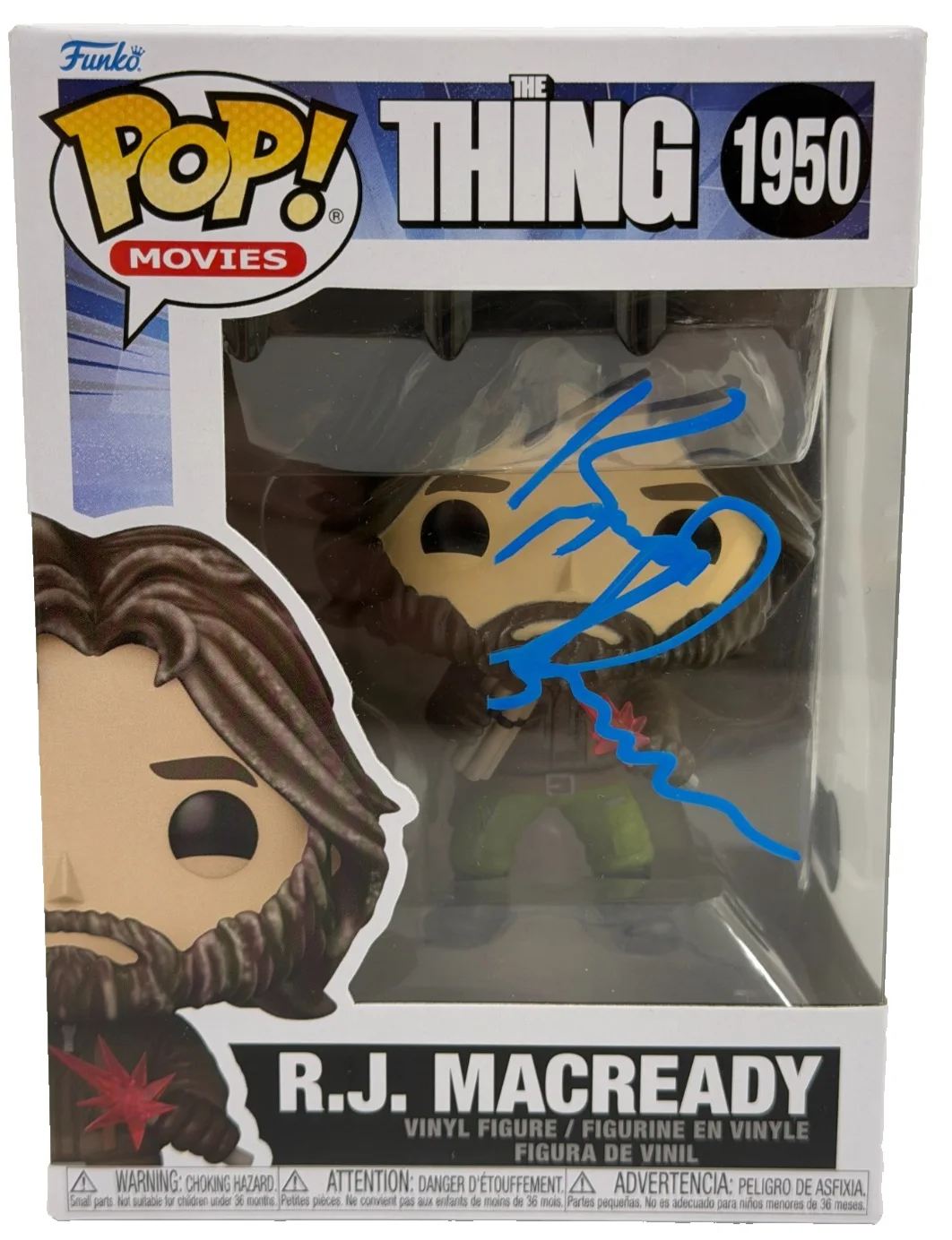 Kurt Russell — Kurt Russell Signed RJ Macready Funko 1950 The Thing Authentic Autograph Beckett