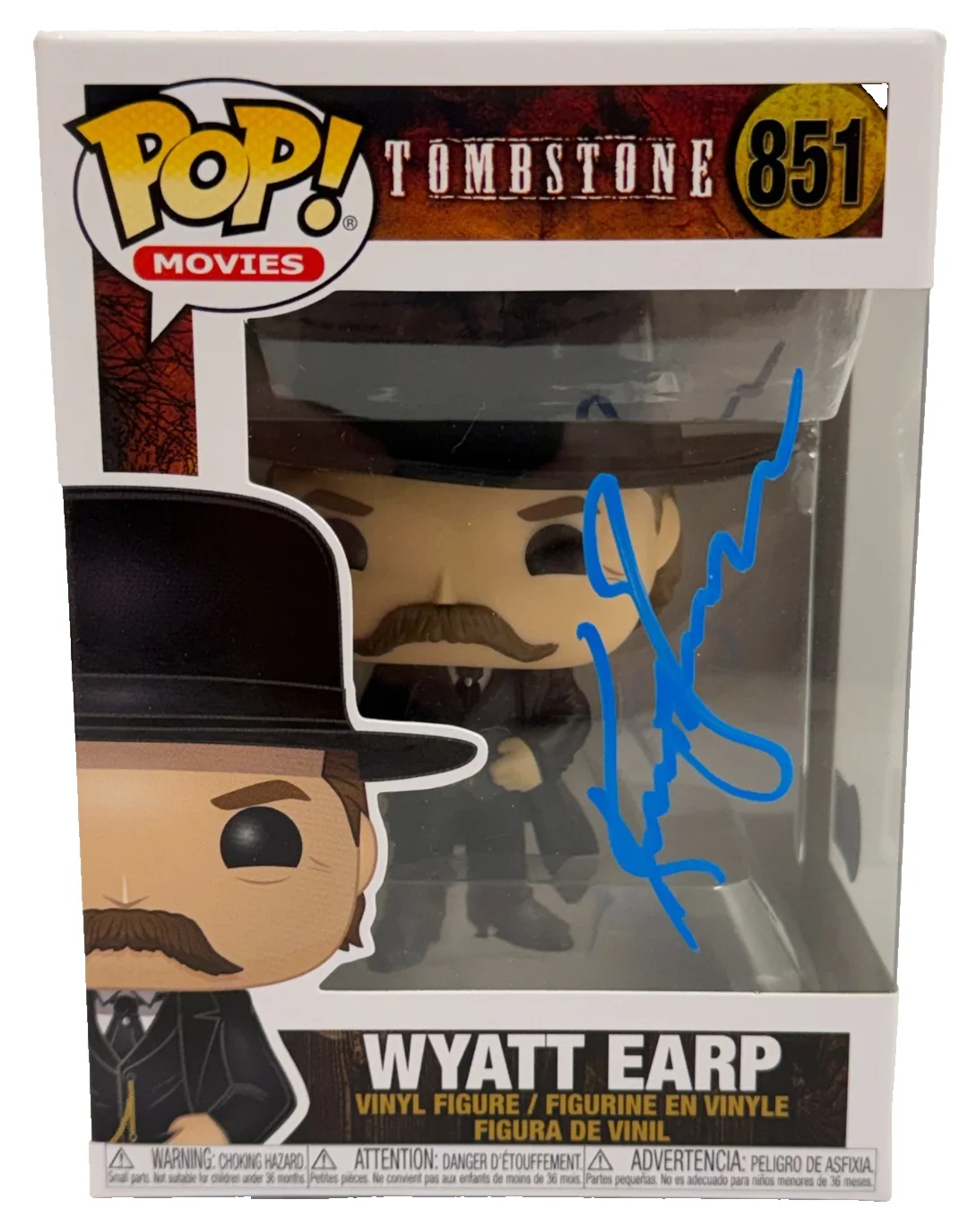 Kurt Russell — Kurt Russell Signed Wyatt Earp Funko 851 Tombstone Authentic Autograph Beckett