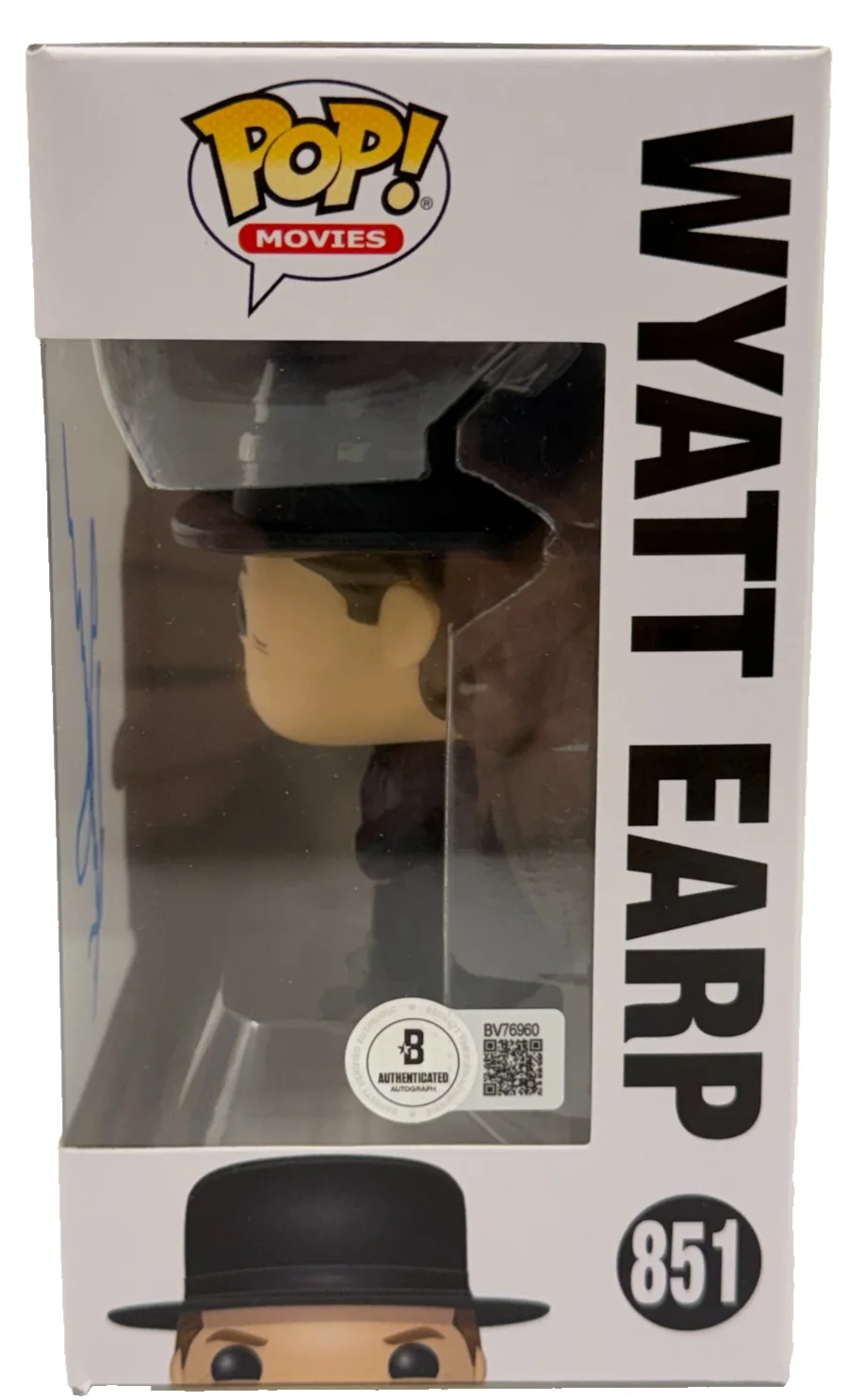 Kurt Russell — Kurt Russell Signed Wyatt Earp Funko 851 Tombstone Authentic Autograph Beckett, изображение 2