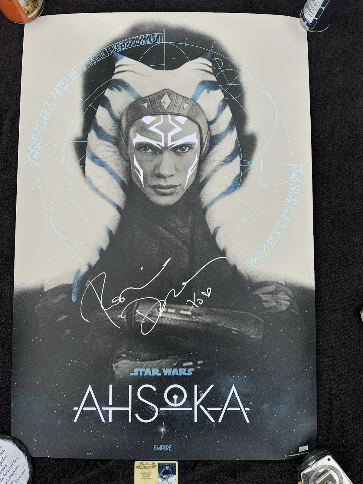 Rosario Dawson — Rosario Dawson Autographed Star Wars Ahsoka Celebrity Authentics 24x36
