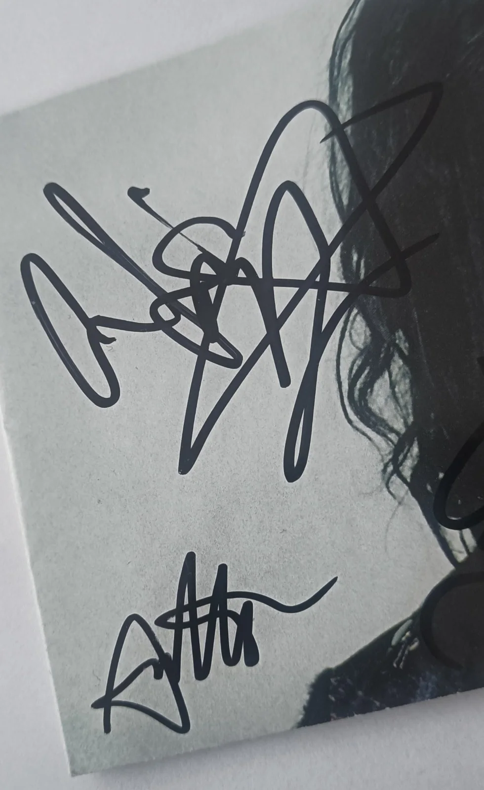 HIM,original hand signed Greatest Hits CD booklet by the 8 alltime members,Ville, изображение 3