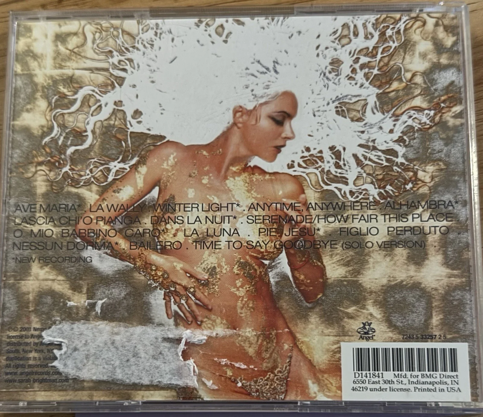 Sarah Brightman, Signed Autographed , Cd , Classics ￼, изображение 2