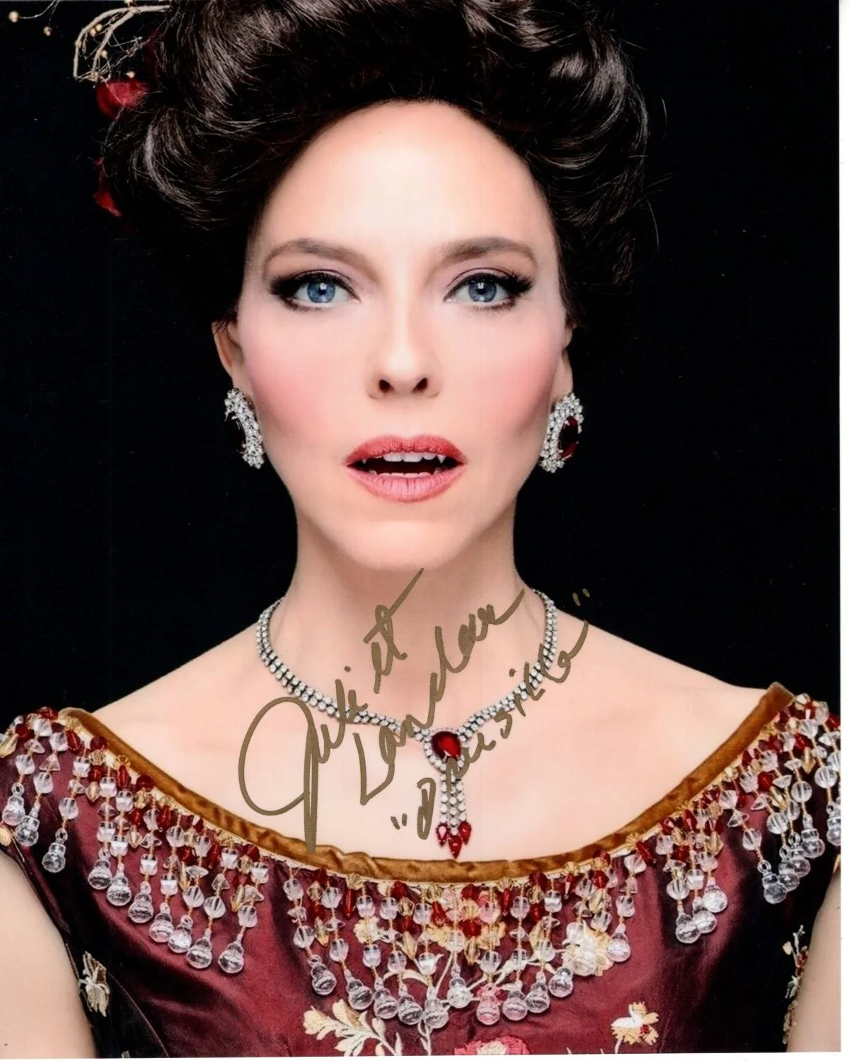 Juliet Landau — Juliet Landau Signed 8x10 Buffy the Vampire Slayer Drusilla Photograph