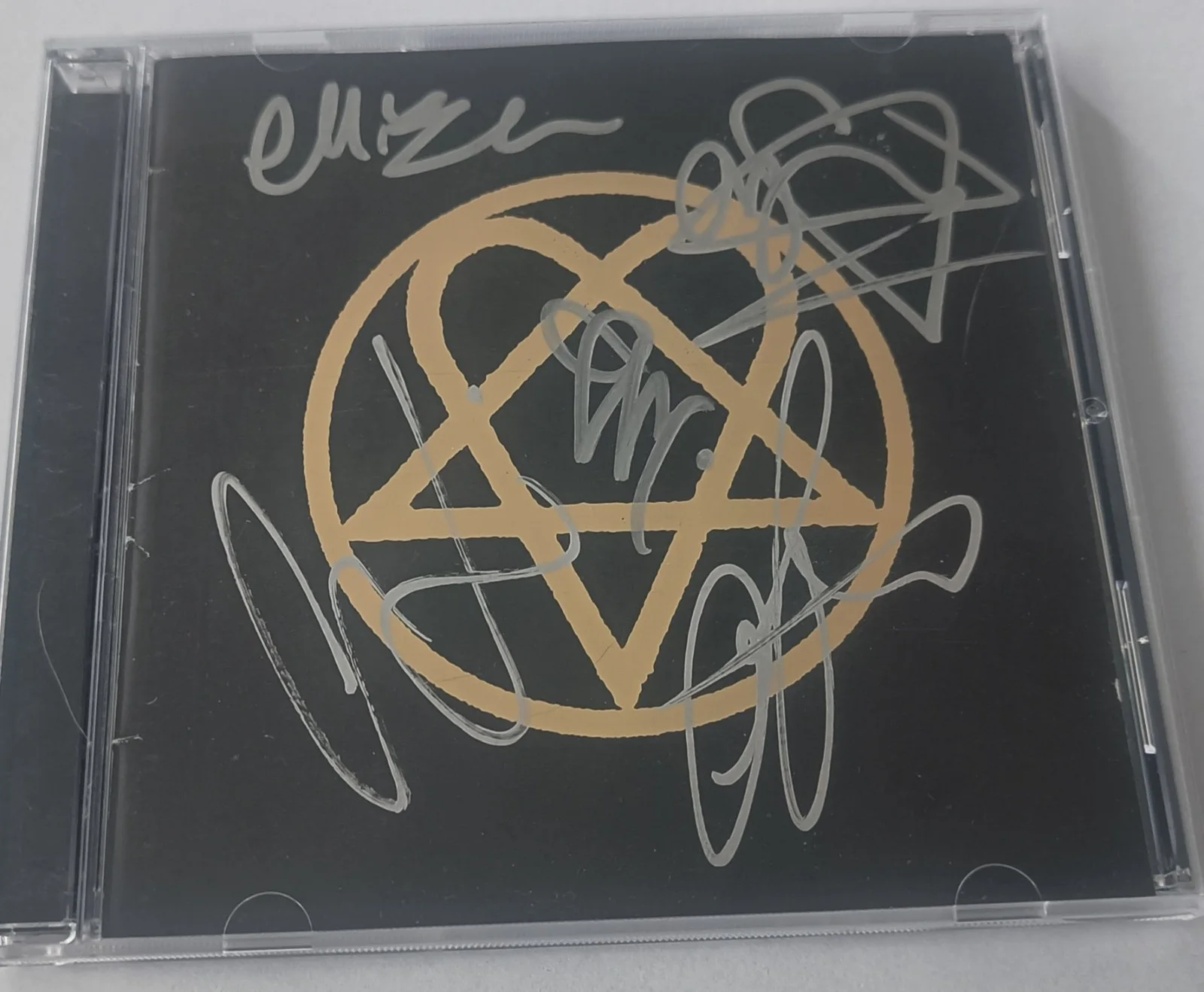 HIM original hand signed Love Metal CD booklet,Ville Valo,autographed, image 2