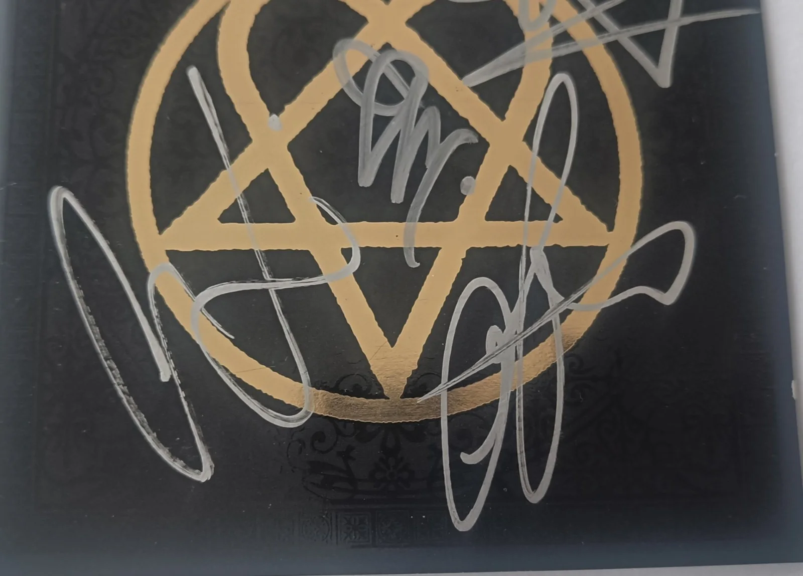 HIM original hand signed Love Metal CD booklet,Ville Valo,autographed, image 3