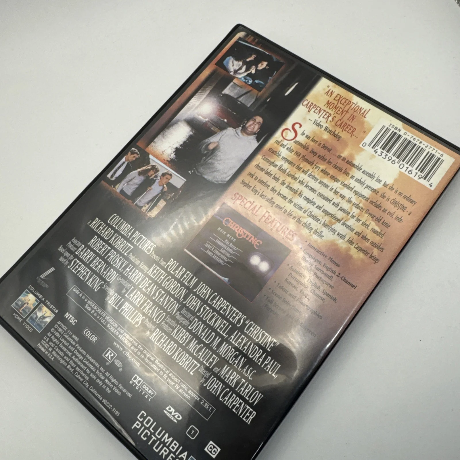John Carpenter — Original John Carpenter Signed DVD Christine Original Rare, image 4