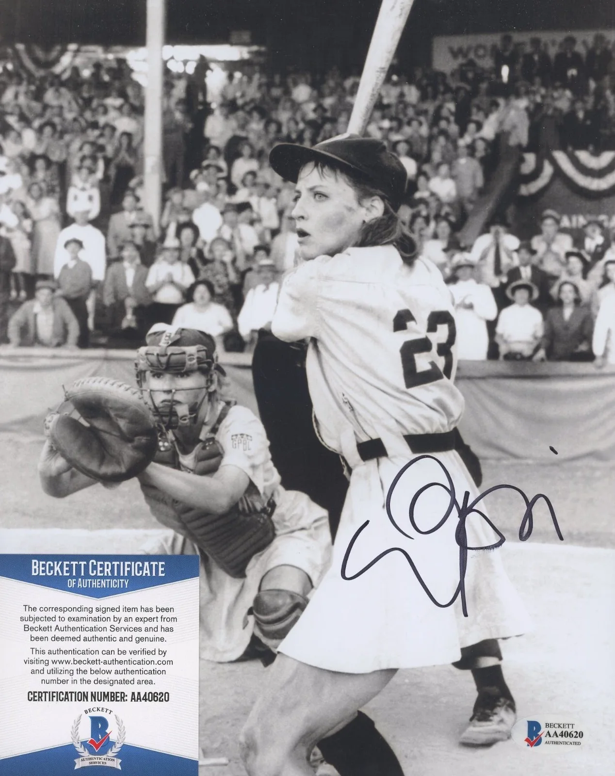 Lori Petty "A League of Their Own" 8x10 Photo (Beckett), изображение 2