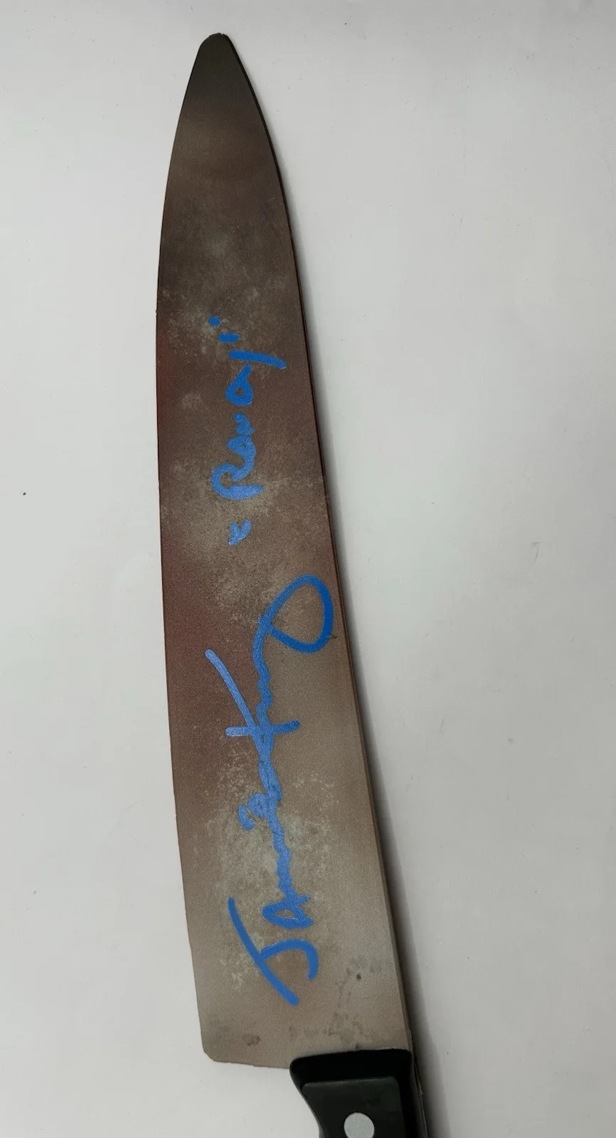 Jamie Kennedy — JAMIE KENNEDY SIGNED GHOSTFACE PLASTIC KNIFE SCREAM RANDY - BECKETT COA, изображение 2