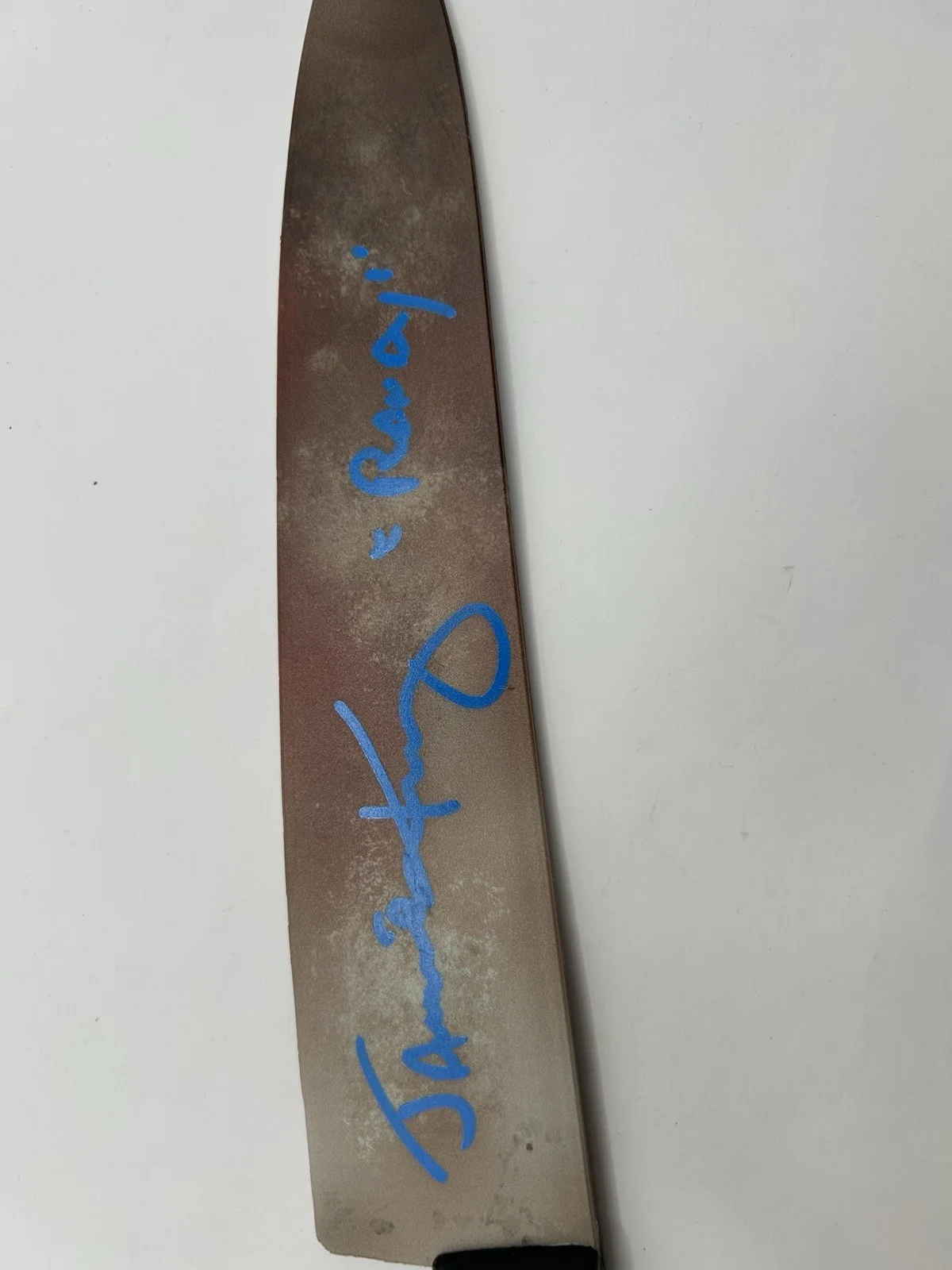 Jamie Kennedy — JAMIE KENNEDY SIGNED GHOSTFACE PLASTIC KNIFE SCREAM RANDY - BECKETT COA, изображение 3