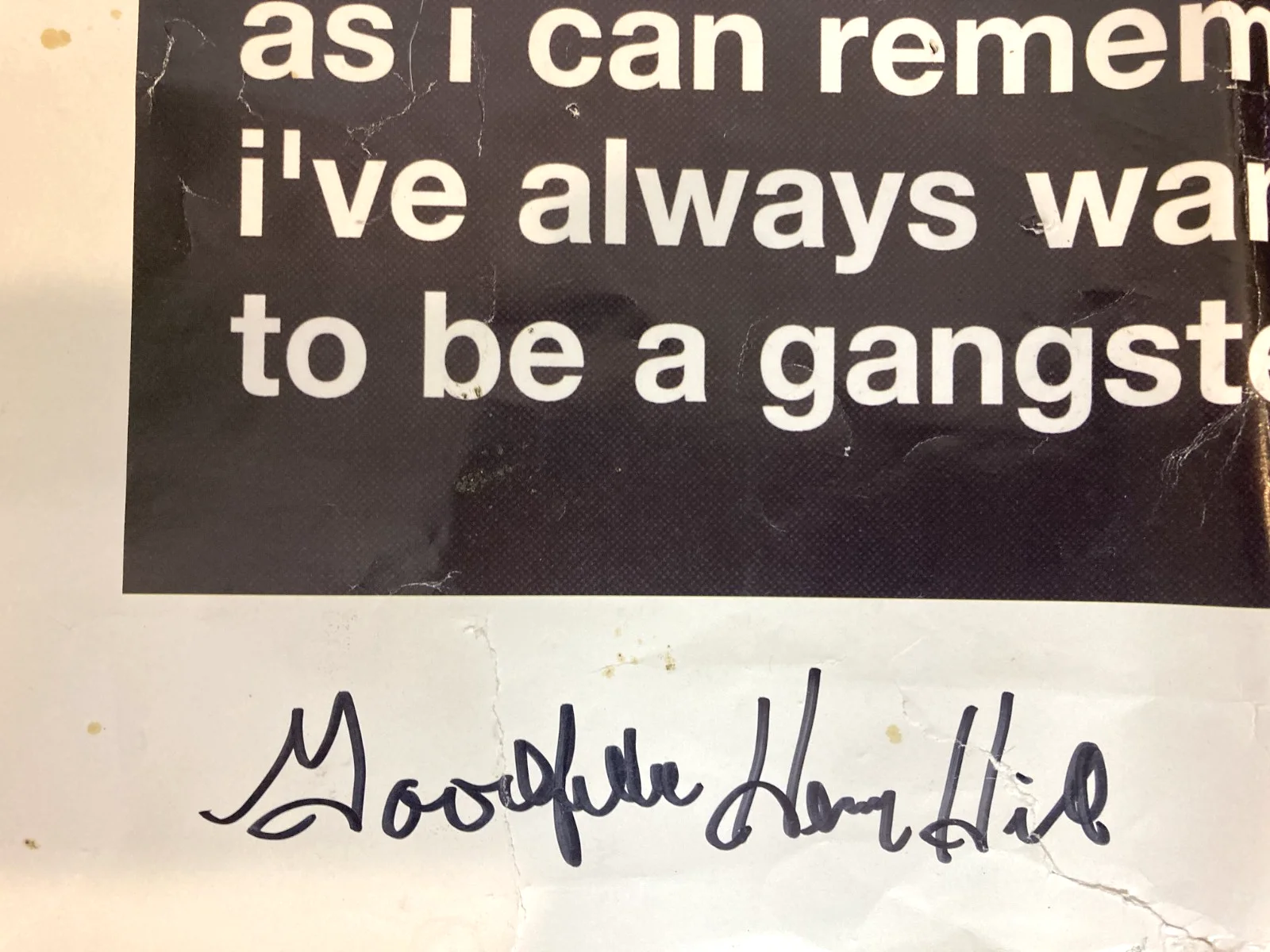 Henry Hill — Goodfellas Mobster Henry Hill Authentic Signed 16x16 Print, image 3