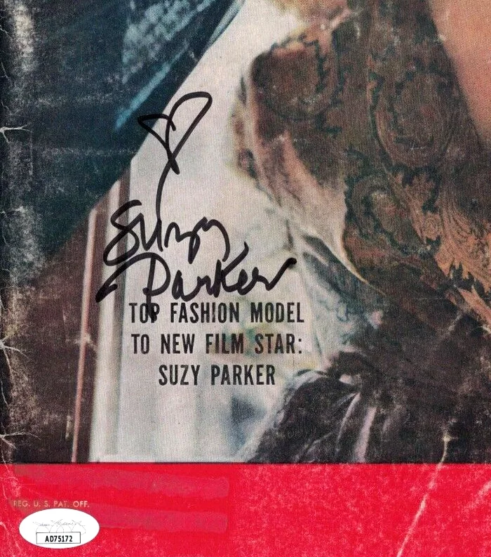 Suzy Parker — SUZY PARKER JSA Autographed Life Cover FREE SHIPPING! Funny Face JSA not PSA, image 2