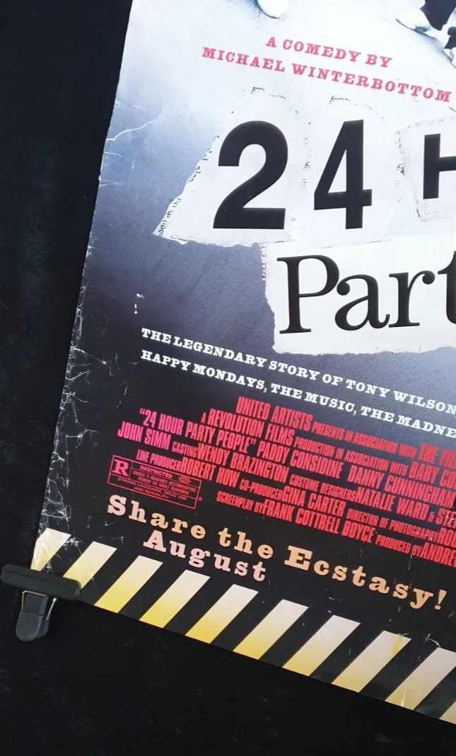 24 HOUR PARTY PEOPLE (2002) ORIGINAL UK QUAD MOVIE POSTER – 40x27 – ROLLED, изображение 5