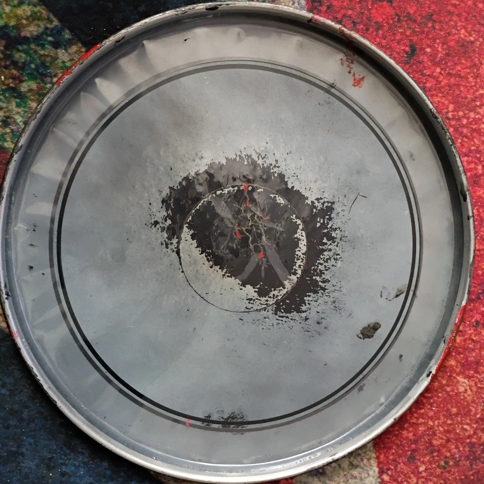 The Casualties Hand Painted & Signed 14 Inch Drumhead, image 2