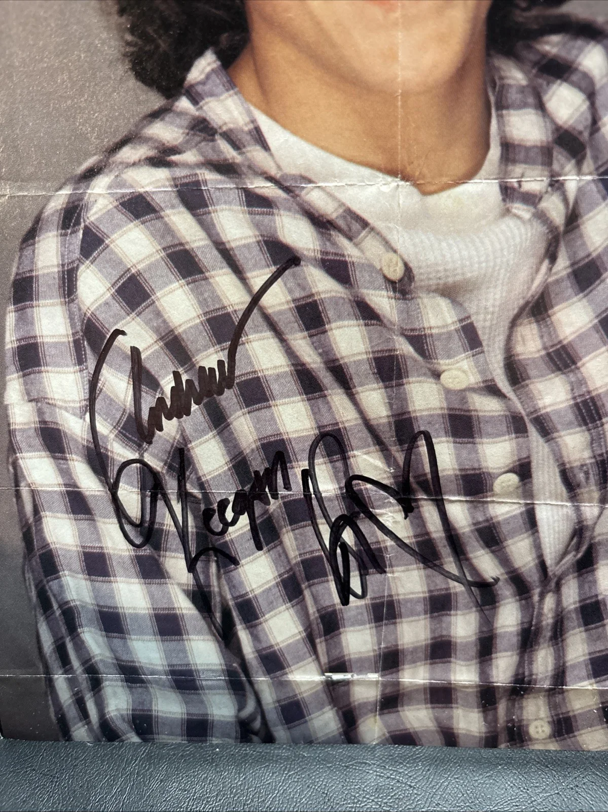 Andrew Keegan Pinup and Postcard Signed But No COA Autographed, изображение 2