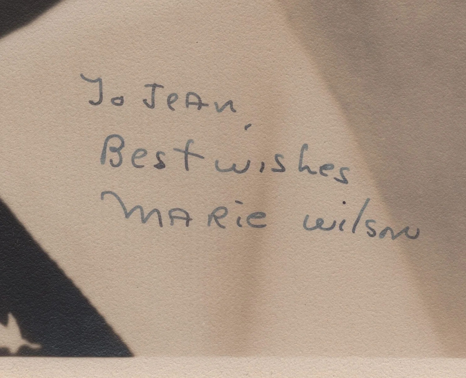 Marie Wilson — Marie Wilson (d. 1972) Autographed Photo Signed + Original Warner Bros. Mailer, изображение 2
