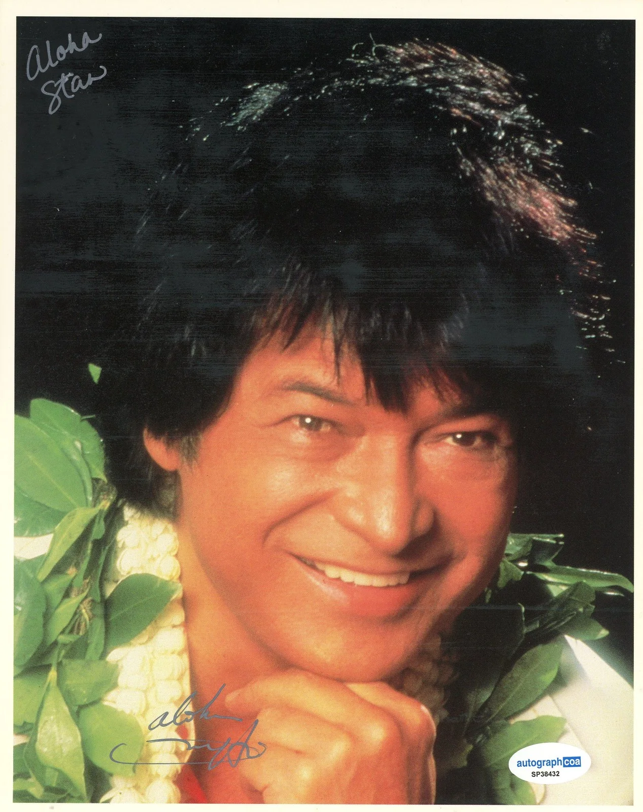 Don Ho — Don Ho "Tiny Bubbles" Hawaiian Singer AUTOGRAPH Signed 8x10 Photo 'To Stan' ACOA, image 2