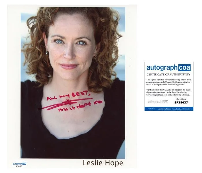 Leslie Hope — Leslie Hope "24" Autograph SIGNED Autographed 'Teri Bauer' 8x10 Photo ACOA