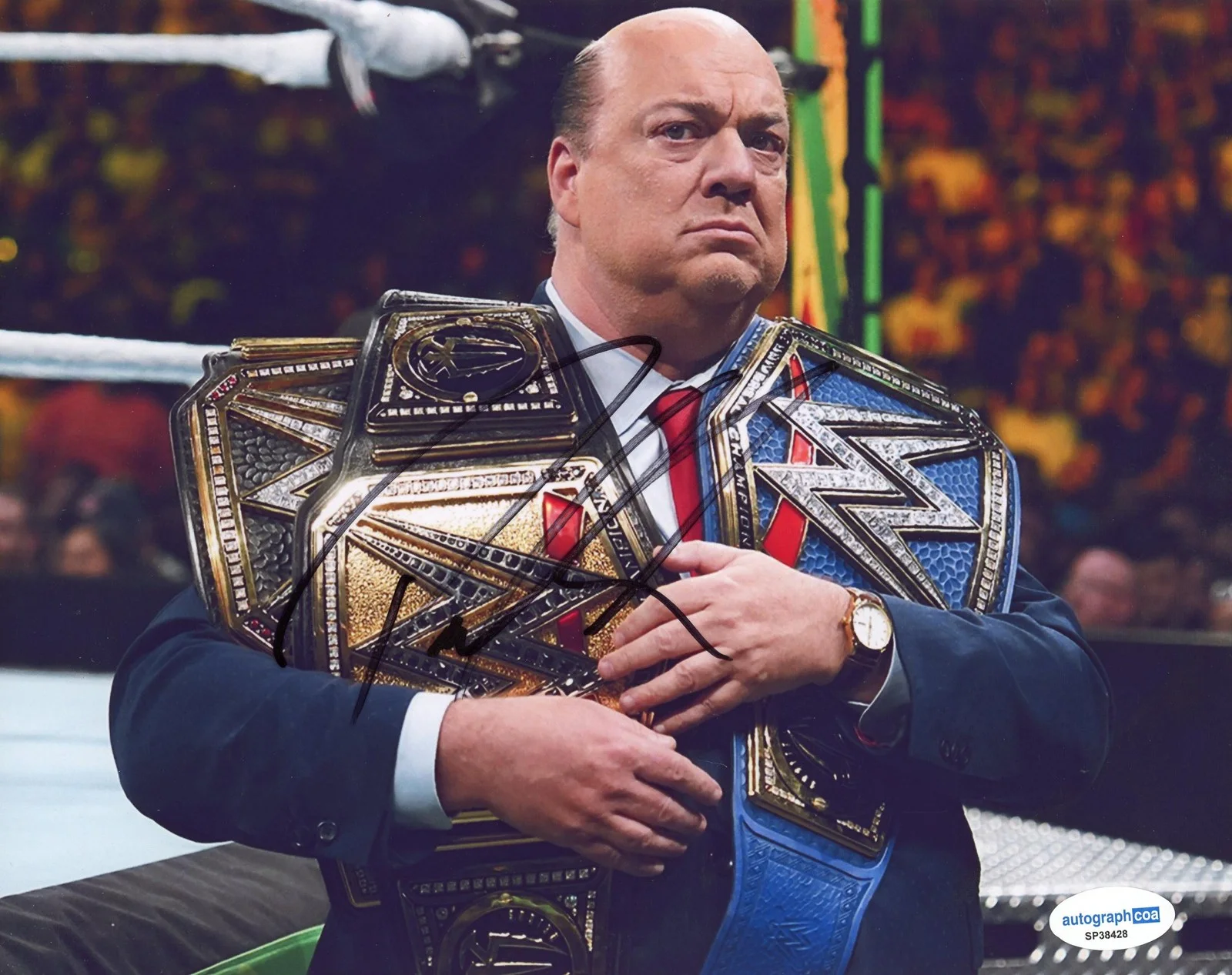 Paul Heyman — Paul Heyman AUTOGRAPH Signed WWE Wrestling Autographed 8x10 Photo ACOA, изображение 2