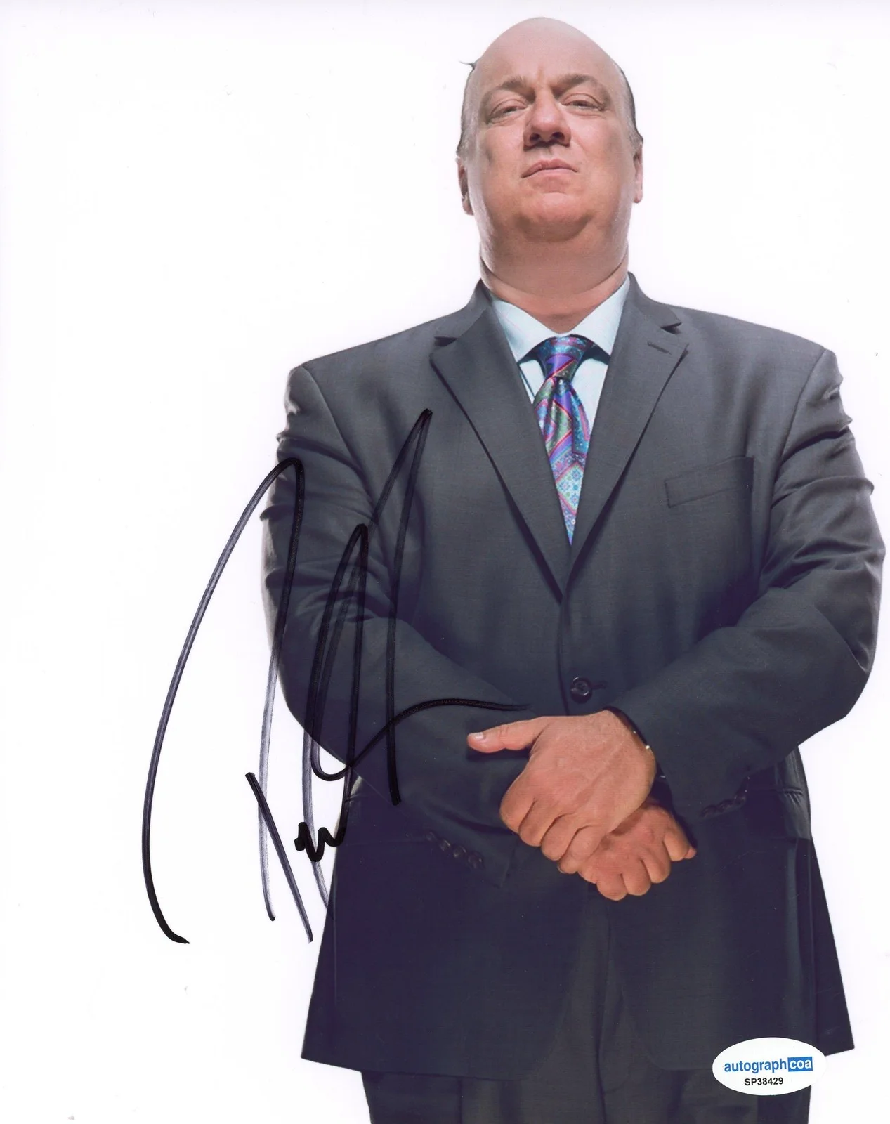 Paul Heyman — Paul Heyman AUTOGRAPH Signed WWE Wrestling Autographed 8x10 Photo B ACOA, изображение 2