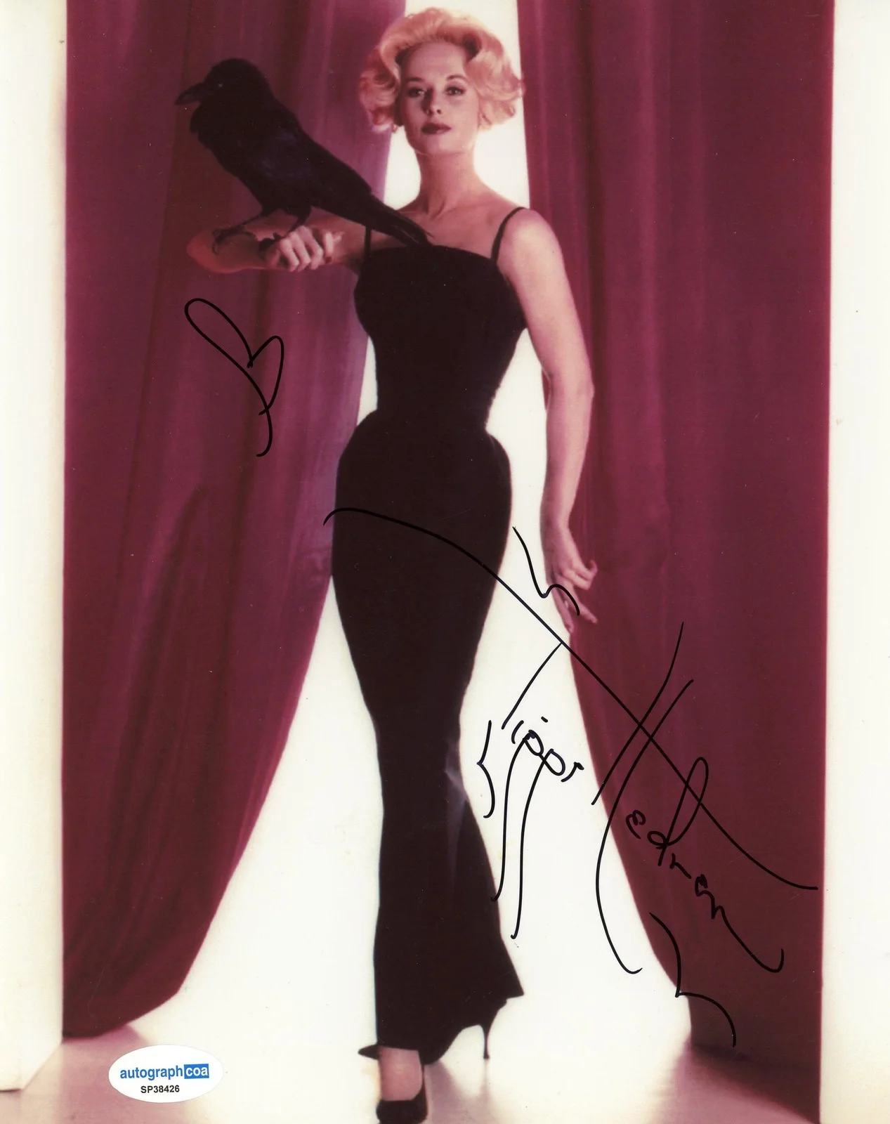 Tippi Hedren — Tippi Hedren "The Birds" AUTOGRAPH Signed 'Melanie Daniels' 8x10 Photo B ACOA, изображение 2