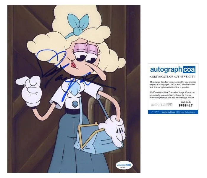 Marcia Gay Harden — Marcia Gay Harden "The Cuphead Show!" SIGNED 'Sally Stageplay' 8x10 Photo ACOA