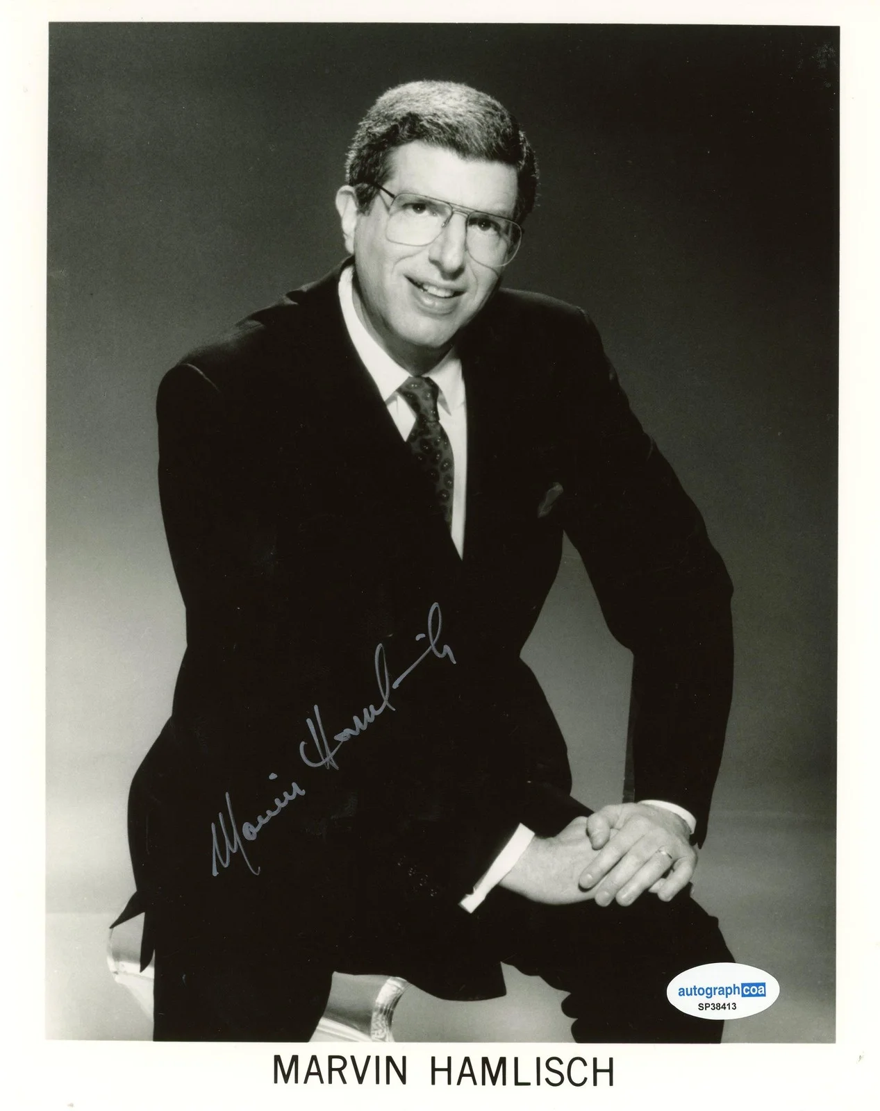 Marvin Hamlisch — Marvin Hamlisch "The Way We Were" Composer AUTOGRAPH Signed 8x10 Photo ACOA, изображение 2
