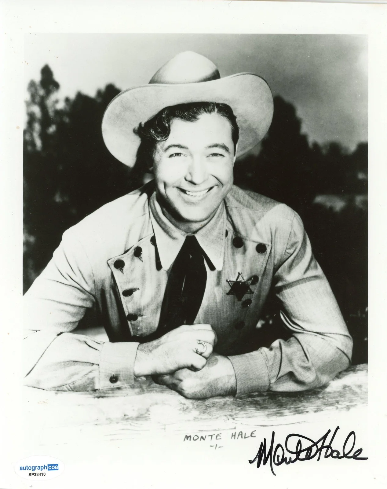 Monte Hale — Monte Hale "The Missourians" AUTOGRAPH Signed Singing Cowboy 8x10 Photo ACOA, image 2