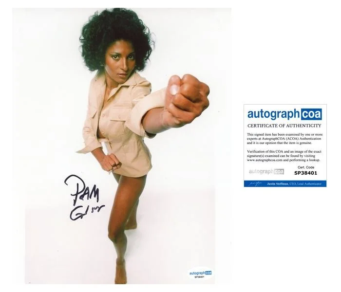 Pam Grier — Pam Grier "Foxy Brown" AUTOGRAPH Signed Autographed 8x10 Photo ACOA