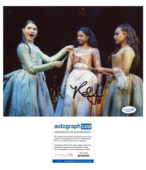 Renée Elise Goldsberry — Renee Elise Goldsberry "Hamilton" AUTOGRAPH Signed 'Angelica' 8x10 Photo C ACOA
