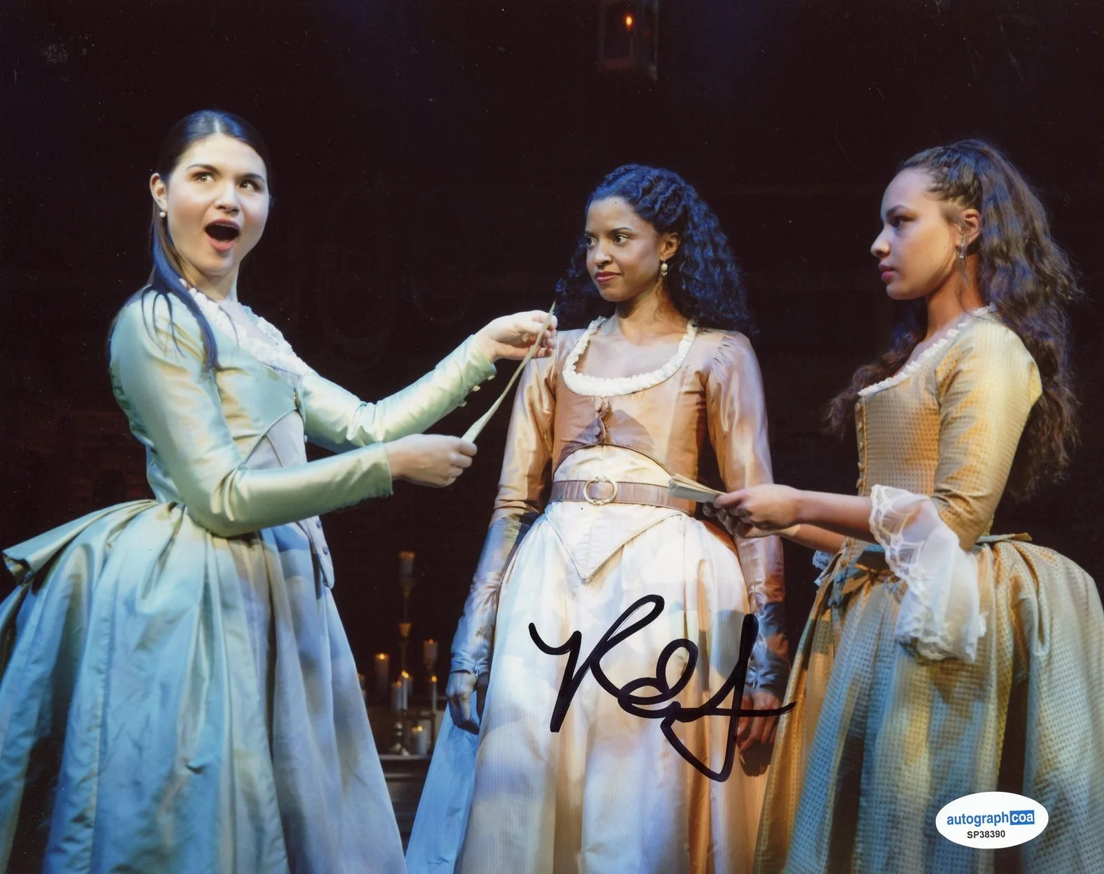 Renée Elise Goldsberry — Renee Elise Goldsberry "Hamilton" AUTOGRAPH Signed 'Angelica' 8x10 Photo C ACOA, изображение 2