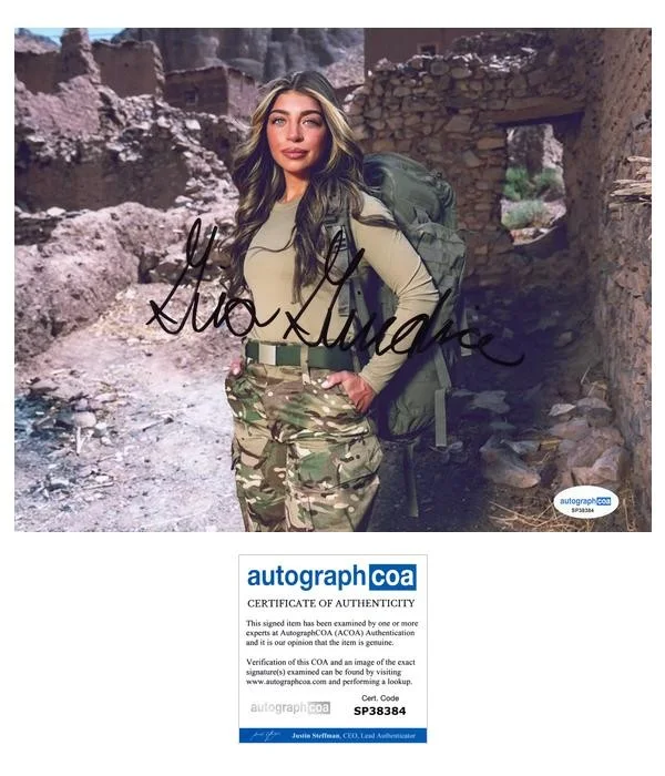 Gia Giudice — Gia Giudice "Special Forces" AUTOGRAPH Signed Autographed 8x10 Photo ACOA