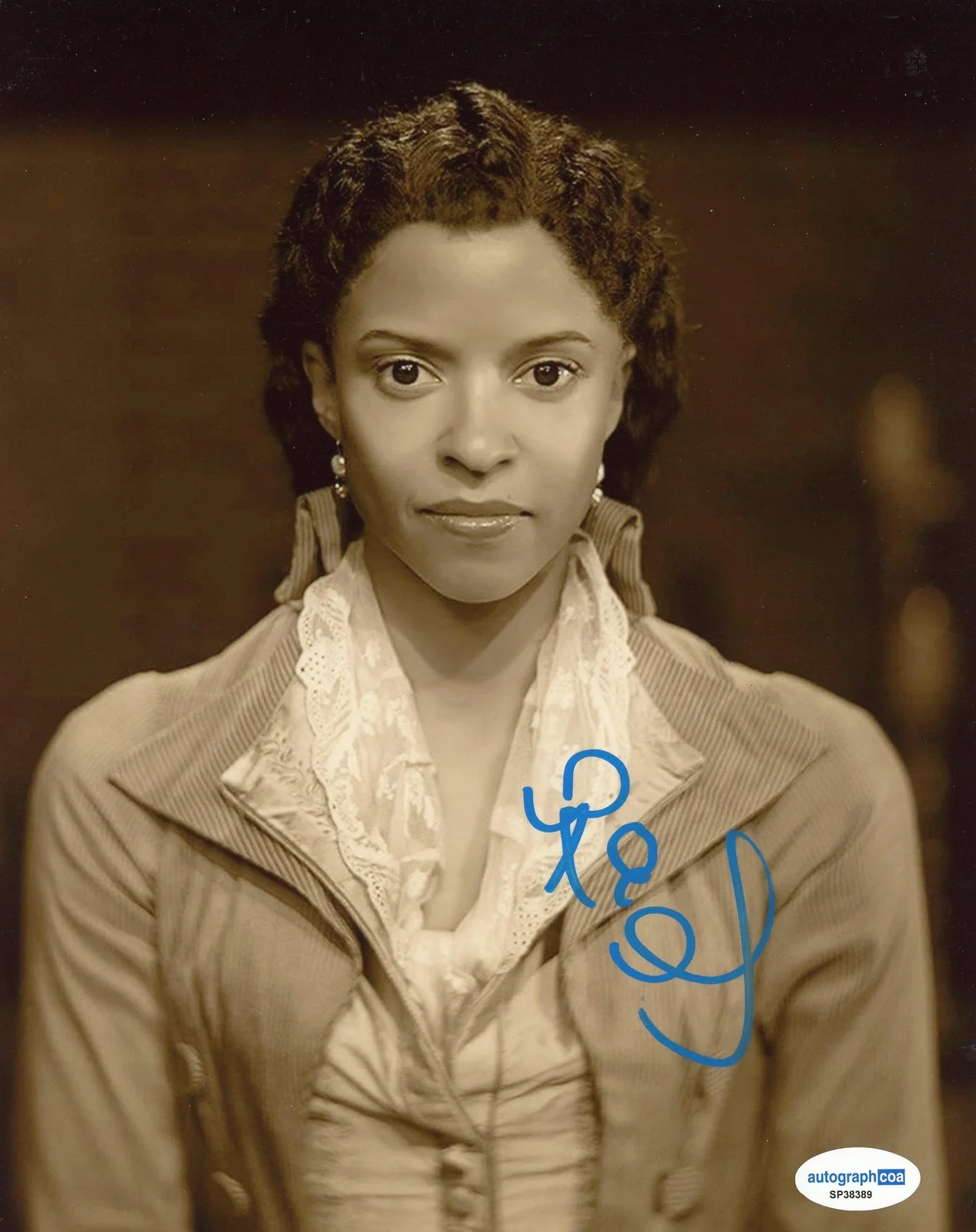 Renée Elise Goldsberry — Renee Elise Goldsberry "Hamilton" AUTOGRAPH Signed 'Angelica' 8x10 Photo B ACOA, изображение 2