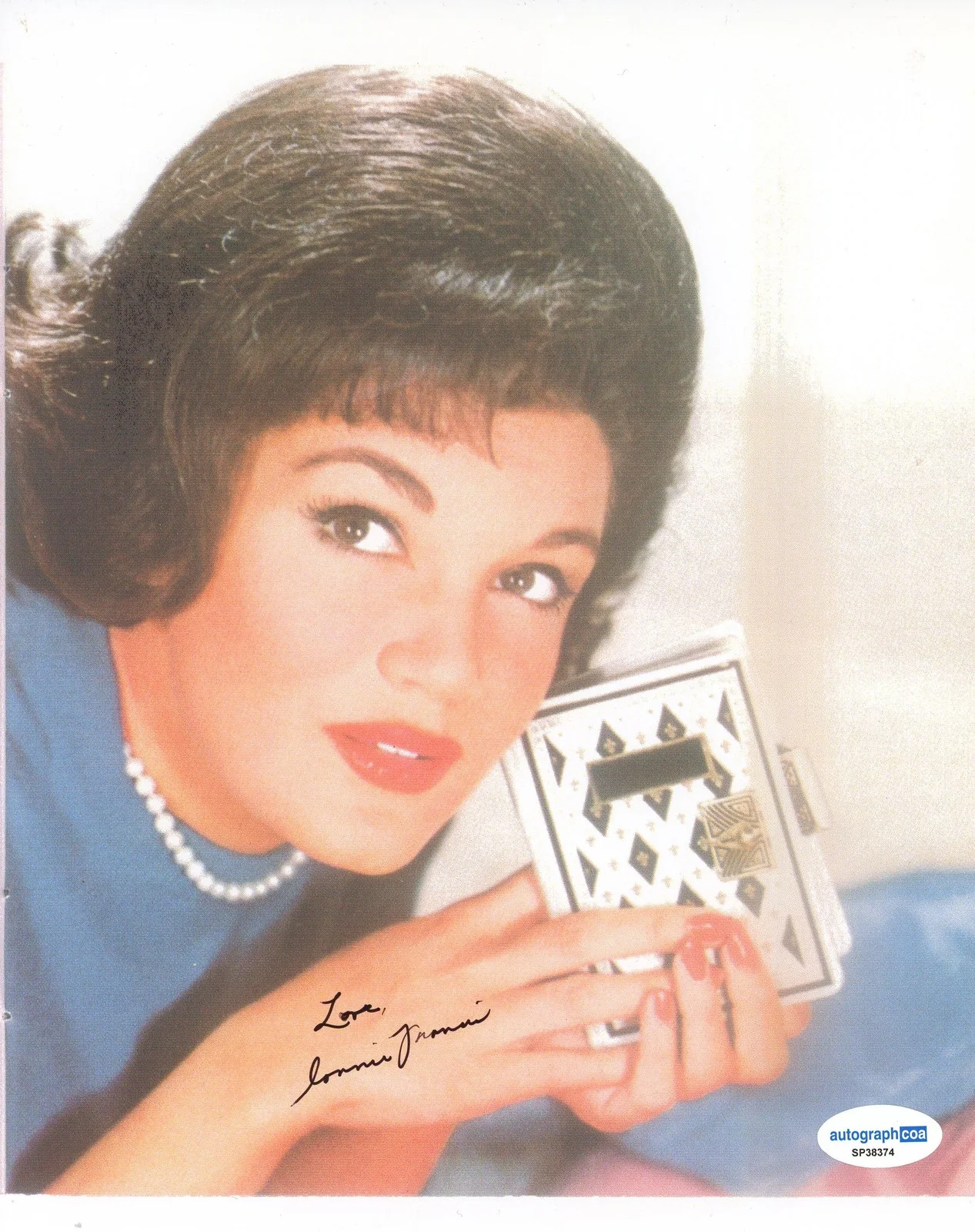 Connie Francis — Connie Francis "Pretty Little Baby" Singer AUTOGRAPH Signed 8x10 Photo ACOA, изображение 2