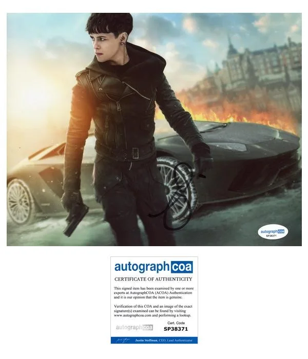 Claire Foy — Claire Foy "The Girl in the Spider's Web" AUTOGRAPH Signed 8x10 Photo D ACOA