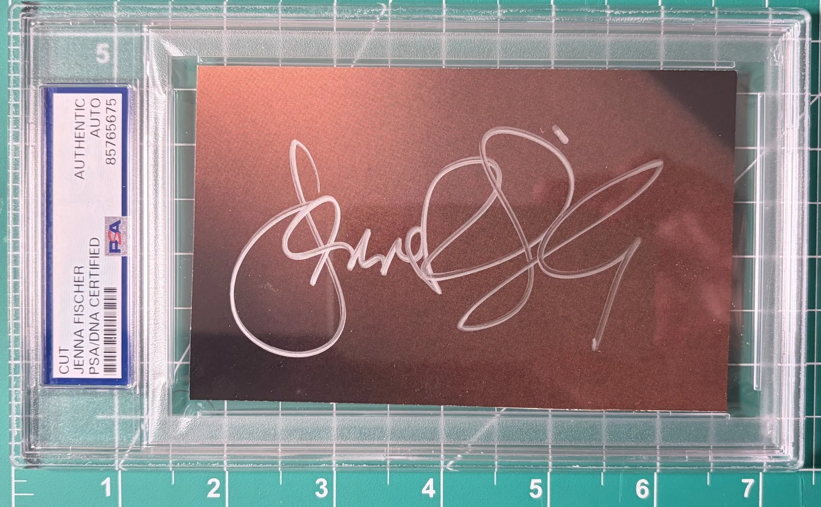 Jenna Fischer — Jenna Fischer Signed Autograph Pam The Office PSA/DNA Encapsulated Authenticated