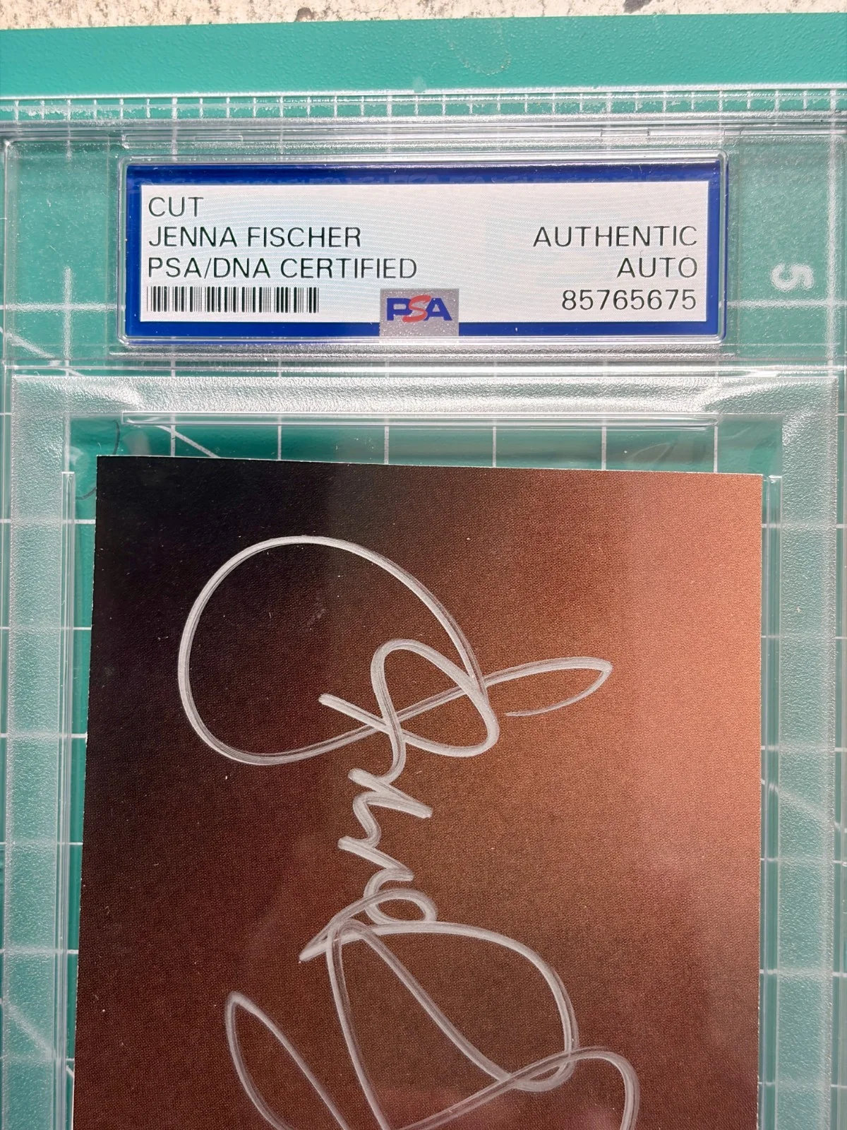 Jenna Fischer — Jenna Fischer Signed Autograph Pam The Office PSA/DNA Encapsulated Authenticated, изображение 2