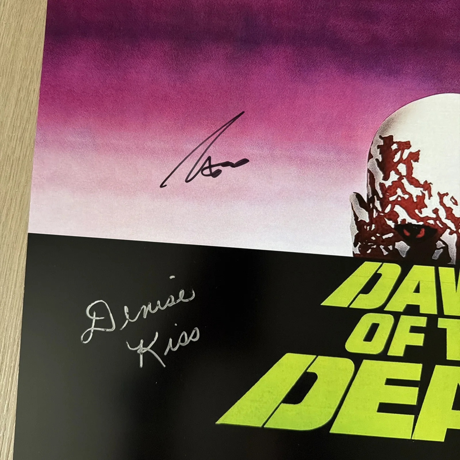 Dawn Of The Dead 11x17 signed Taso Stavrakis Denise Kiss John Kiss Paul Musser, изображение 3