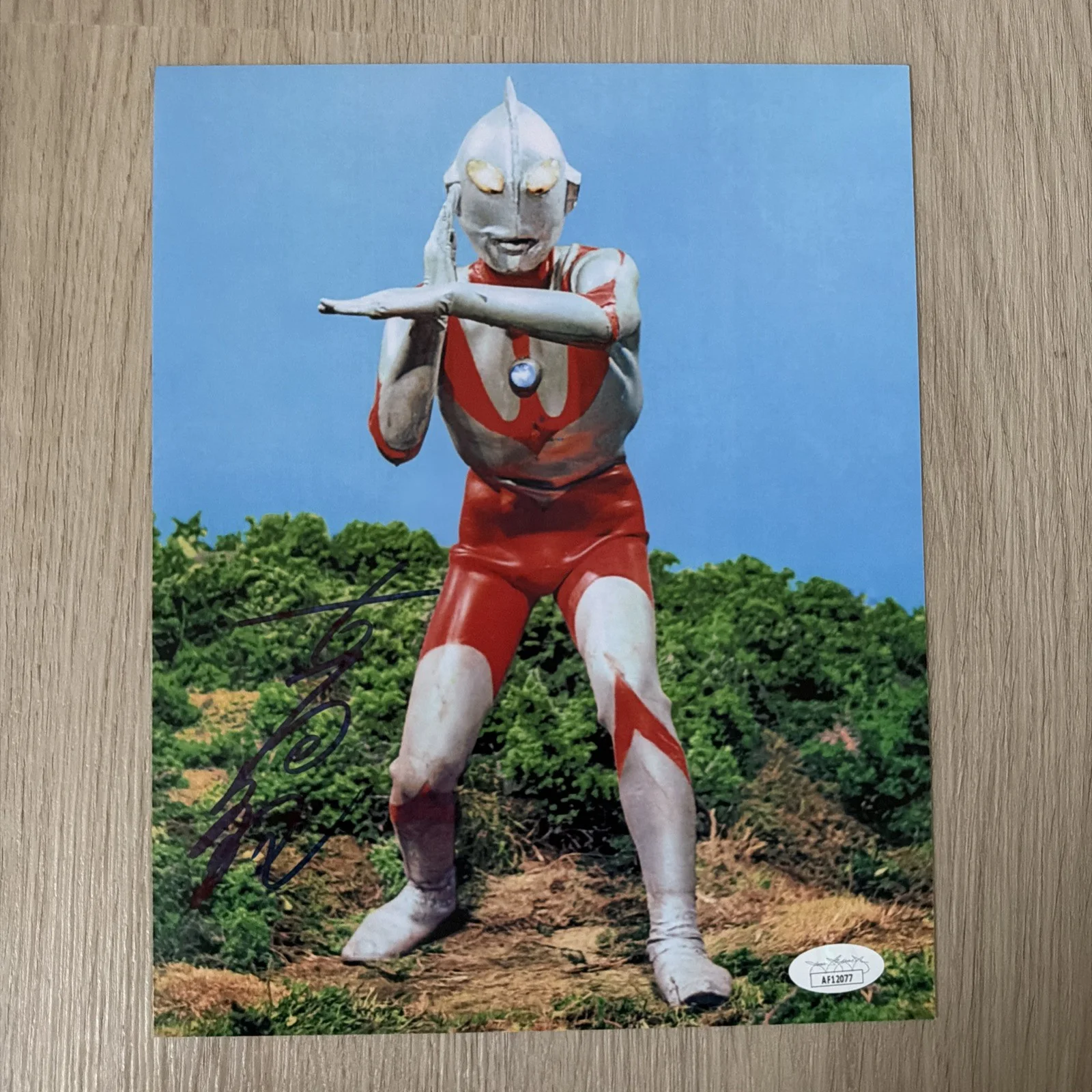 Ultraman Bin Furuya signed 8X10 JSA Authenticated Autograph, image 2